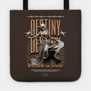 Destiny Carved In Stone Greek Statue Streetwear Tote