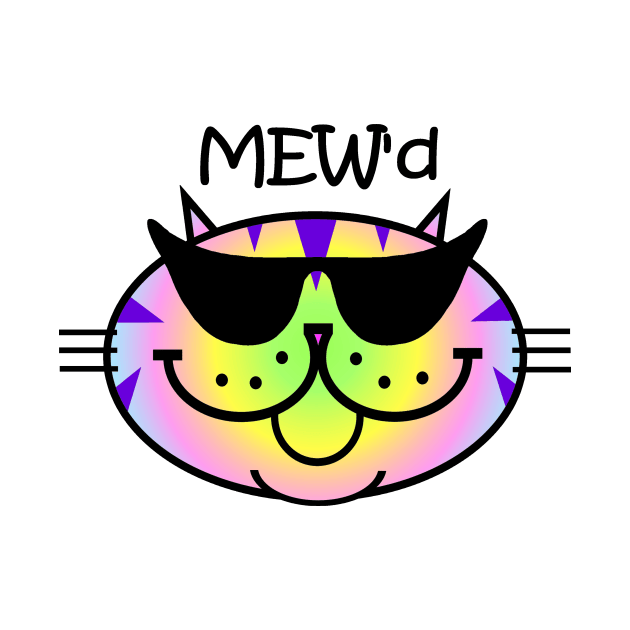 MEW'd - Pastel Rainbow Stripe by RawSunArt