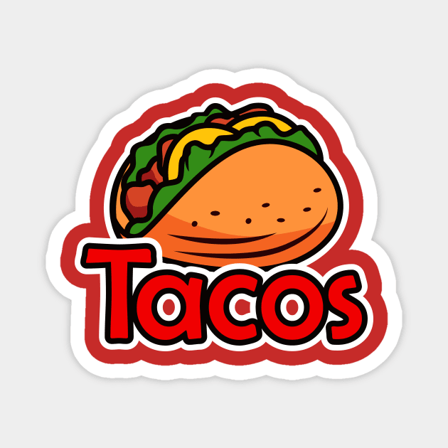 Tacos Magnet by ocelotlcalli