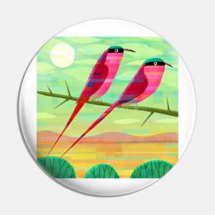 Carmine Bee-eater Pin