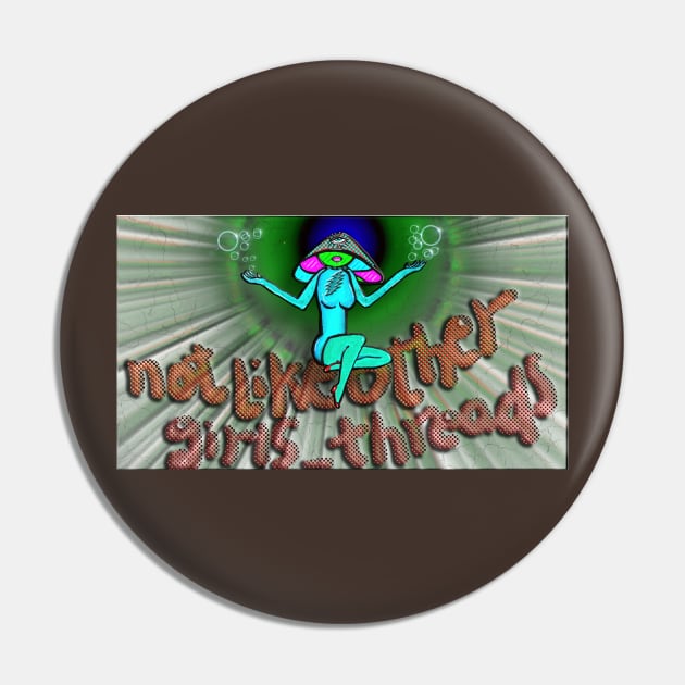 Magical Mushroom Momma Pin by NotLikeOtherGirls_Threads