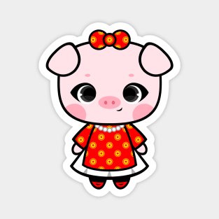 Cute Little Piggy Magnet