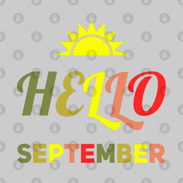 Hello September by Glenn Landas Digital Art