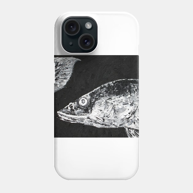 EEL LOOKING AT ITS OWN TAIL Phone Case by lautir