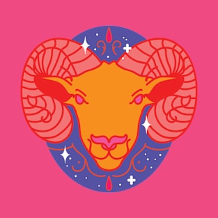 Aries Ram (Orange) T-Shirt