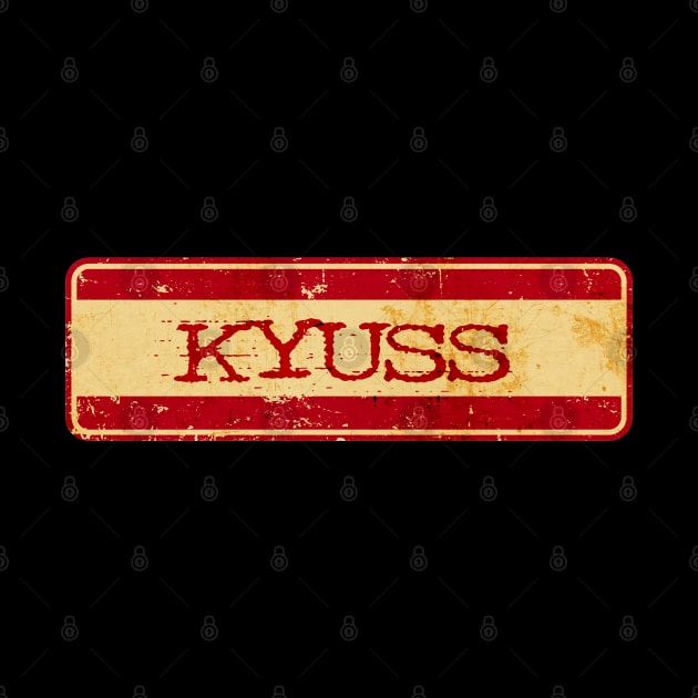 Retro Text - KYUSS by Jurou