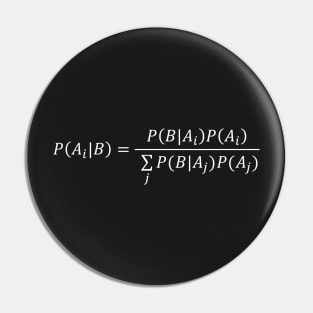 Bayes Theorem Of Probability Theory - Extended Form Pin
