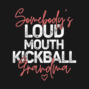 Funny Kickball Grandma Pregnancy Announcement T-Shirt