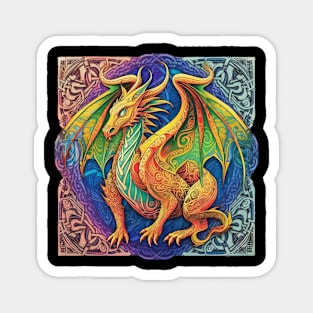 Knotwork Dragon Magnet