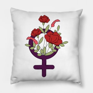 Feminist Flowers Pillow