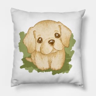 Cute Labrador Retriever Puppy Pillow