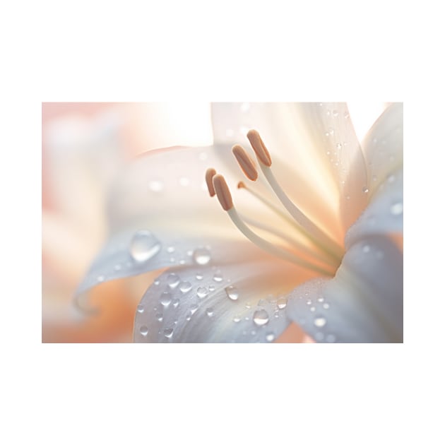 Lilium Flower Petal Nature Serene Calm by Cubebox