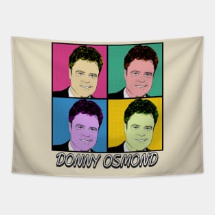 Donny Osmond 80s Pop Art Style Tapestry