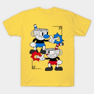 Cuphead T-shirt Speedrun Cuphead T-shirt Cotton Shirt