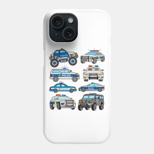 US Police Cars and Vehicles Phone Case