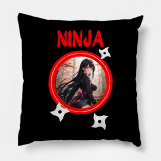 Ninja Target Love Cute Anime Girl Pillow