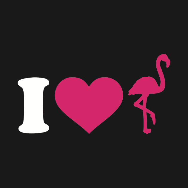 I love Flamingo by Designzz