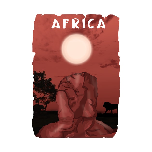 AFRICA by lounesartdessin