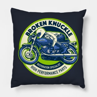 Custom Bike Shop Pillow