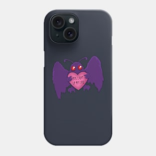 Mothman - Harbinger of Love Phone Case