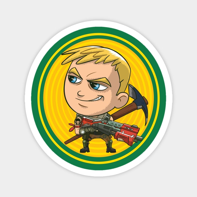 Cute Chibi Jonesy Magnet by Sebaimage