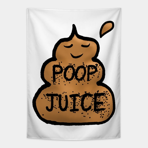 Poop Juice Tapestry by notsniwart