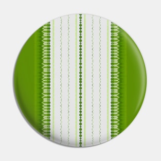 Leafy Green Stripes Pin