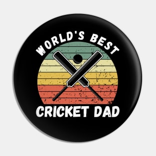 Cricket Dad Pin