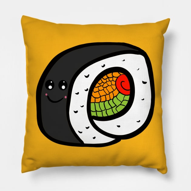 Sushi fun Pillow by tiffytiff