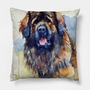 Leonberger Watercolor - Dog Lovers Pillow