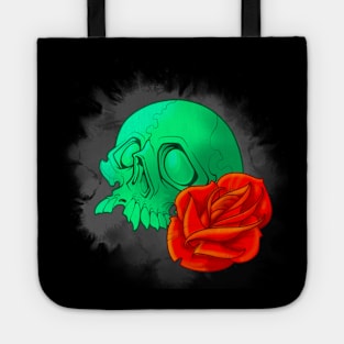 Skull and Rose New School Tote