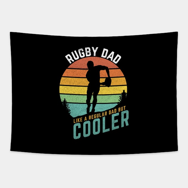 Rugby Dad Tapestry by Cooldruck