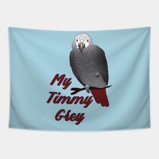 Timneh African Grey Parrot Timmy Tapestry