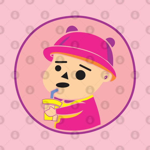 bubble tea boy by TrendsCollection