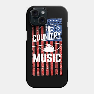 4th of July American Flag Country Music Phone Case