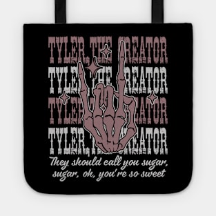 They should call you sugar, sugar, oh, you're so sweet Skull Fingers Outlaw Music Lyric Tote