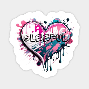 Sweet Gleeful Heart Magnet