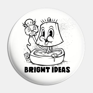 Bright Ideas Adult Sarcastic Humor Funny Retro Electricity Kills Pin