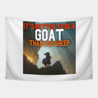 Goat Simulator It&#39;s Better to Be A Goat Than 100 Sheep Tapestry