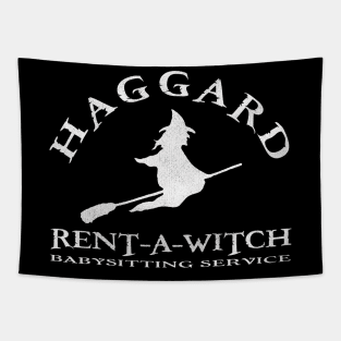 Haggard Witch Babysitting Distressed Tapestry