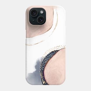 Pink and Blue Marble Effect Phone Case