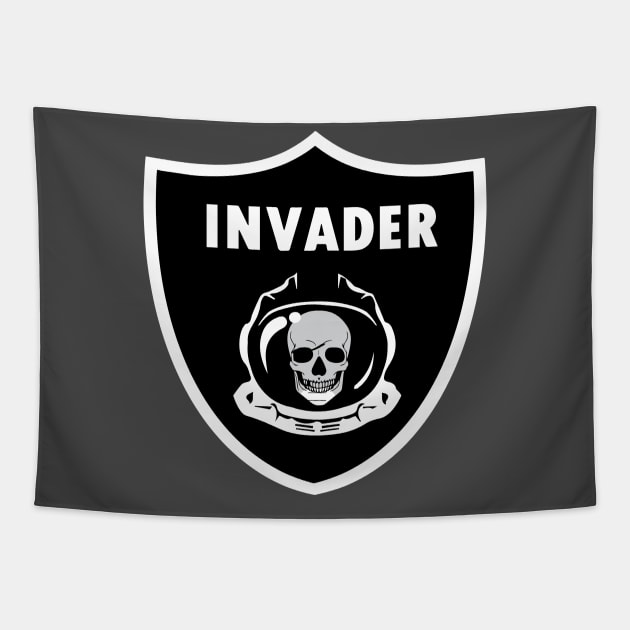 Raider | Space Invader Tapestry by Expanse Collective