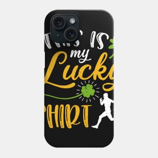 Running This is My Lucky Shirt St Patrick's Day Phone Case