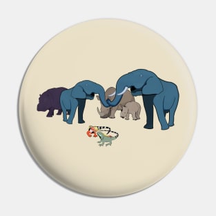 Big Animals Pin