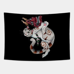 Oni Cat Tapestry