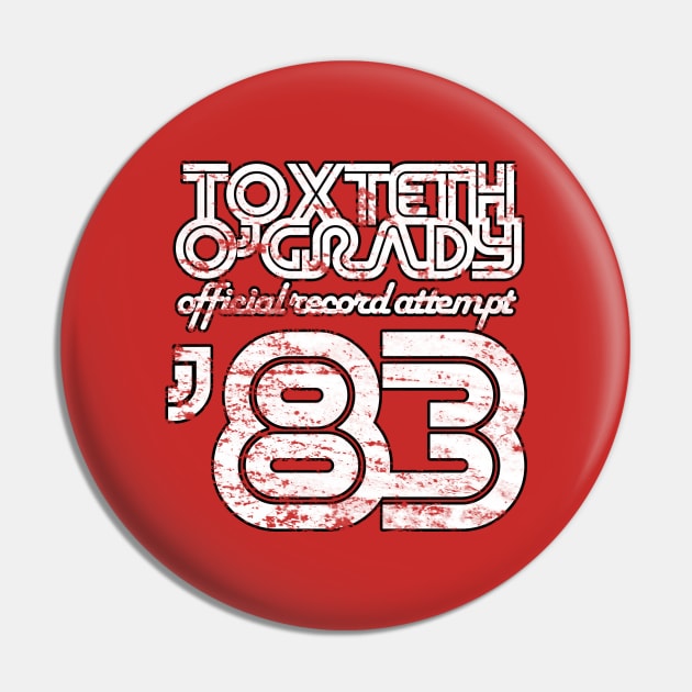 Toxteth O'Grady, official record attempt 1983 Pin by brianftang