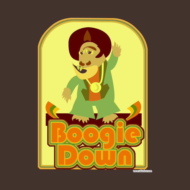 Boogie Down Disco Monster by Tshirtfort