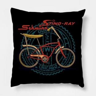 Schwinn Stingray Vintage Bicycle Tribute Pillow