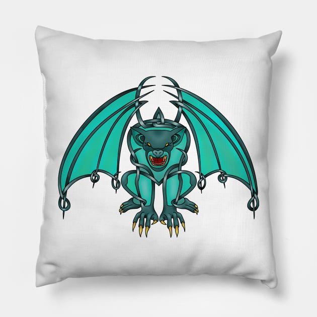 Gargoyle Pillow by KnotYourWorld4