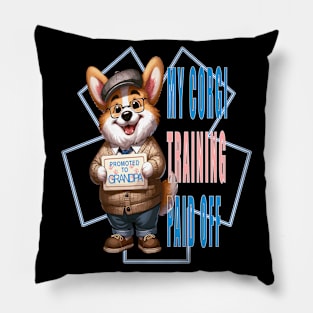 Corgi Grandpa Wisdom: Love and Light Pillow